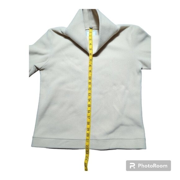 Dudley Stephens Baldwin Turtleneck In Terry Fleece Small Size  Gray/ light tan - Picture 3 of 7